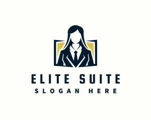 Professional Female Consultant logo design