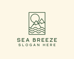 Mountain Sea Outdoor logo design