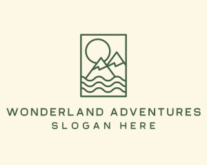 Mountain Sea Outdoor logo design