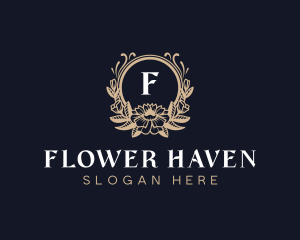 Flower Garden Wedding logo design