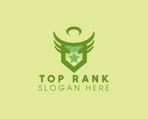 Ranking - Army Star Halo logo design