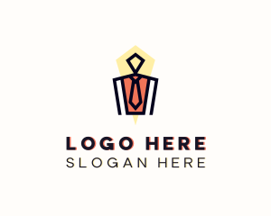 Man - Professional Recruitment Employee logo design