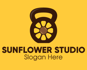 Sunflower - Sunflower Kettlebell Weights logo design