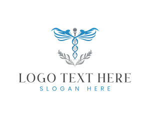 Wings - Nursing Medical Caduseus logo design