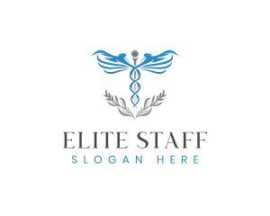 Staff - Nursing Medical Caduseus logo design