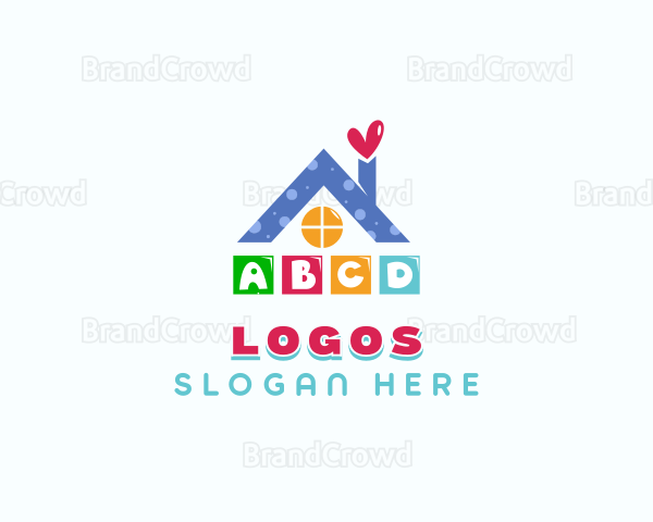 Kindergarten Daycare Nursery Logo