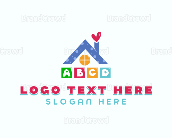 Kindergarten Daycare Nursery Logo