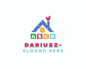 House - Kindergarten Daycare Nursery logo design
