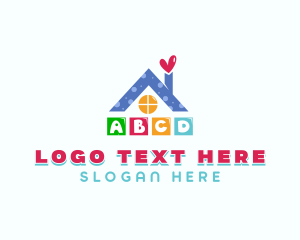 Blocks - Kindergarten Daycare Nursery logo design