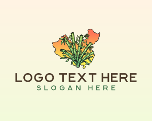 Gingko - China Bamboo Plant logo design