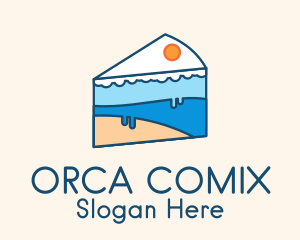 Ice Cake Slice  Logo