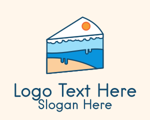 Ice Cake Slice  Logo