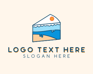 Icing Cake Dessert Logo