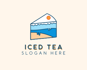 Icing Cake Dessert logo design