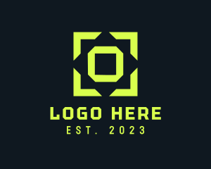 Video - Geometric Letter O logo design