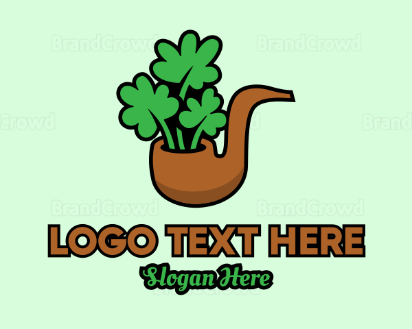 Lucky Clover Pipe Logo