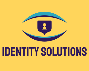 Vision Security Lock logo design