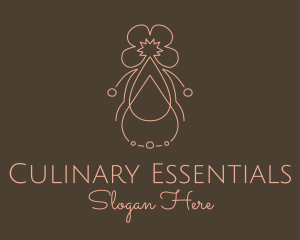 Floral Essential Oil  logo design