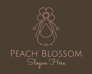 Floral Essential Oil  logo design