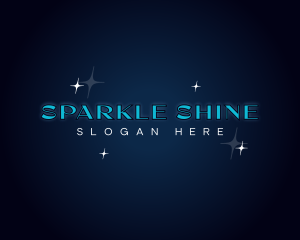 Shine Sparkle Star logo design