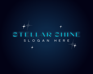 Shine Sparkle Star logo design