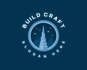 City Skyscraper Building logo design