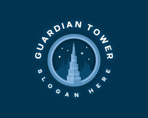 City Skyscraper Building logo design