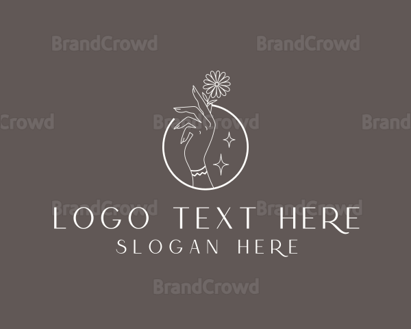 Florist Hand Decorator Logo