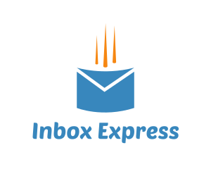Email - Fast Mail Envelope logo design