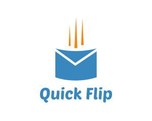 Fast Mail Envelope logo design