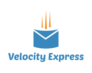 Fast Mail Envelope logo design