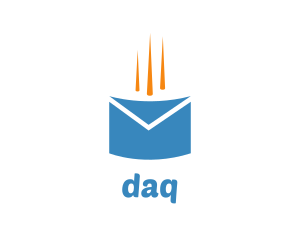 Postage Stamp - Fast Mail Envelope logo design