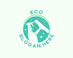 Green Clean Housekeeper Logo