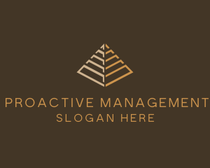 Management - Pyramid Management Agency logo design