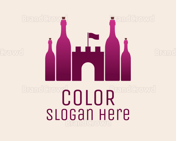 Pink Wine Castle Logo