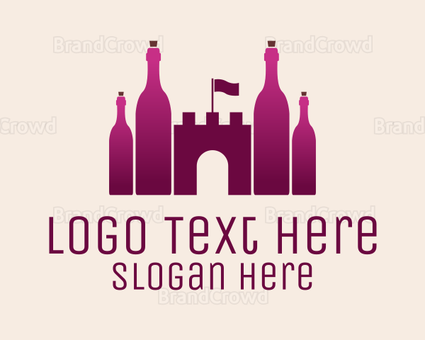 Pink Wine Castle Logo