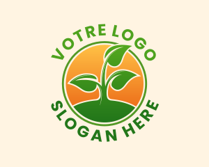 Plant Sprout Garden Logo