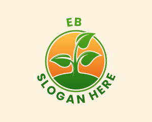 Vegetarian - Plant Sprout Garden logo design