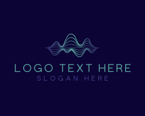 Beat - Tech Frequency Wave logo design