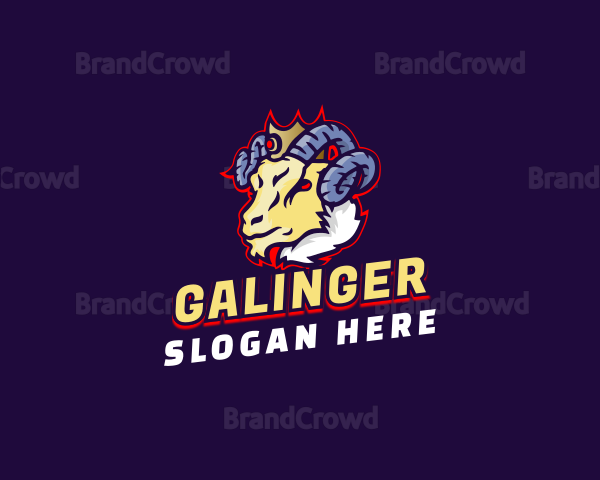 Sheep King Gamer Logo