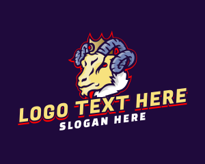 King - Sheep King Gamer logo design