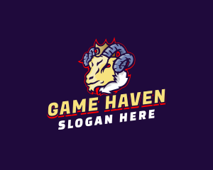 Sheep King Gamer logo design