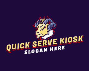 Sheep King Gamer logo design