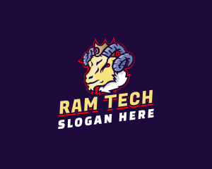Sheep King Gamer logo design