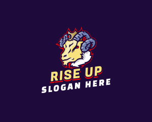 Sheep King Gamer logo design