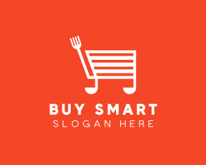 Cooking Shopping Cart logo design