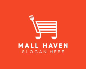 Cooking Shopping Cart logo design