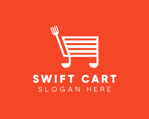 Cooking Shopping Cart logo design