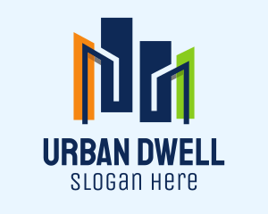 Urban City Towers logo design