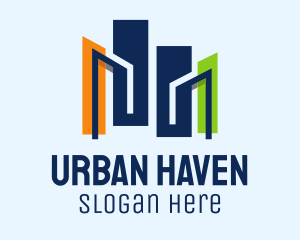 Urban City Towers logo design